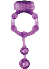 The MachO Erection Keeper Vibrating Cock Ring Purple designed for enhanced pleasure and longer-lasting erections.