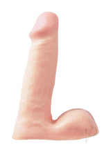 Basix Rubber Works Dong 6 inch Vanilla realistic design with lifelike features and soft texture