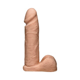 Vac-U-Lock - 8-Inch ULTRASKYN Cock - With Ultra Harness White