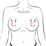 Pastease White Bunny with Pink Bow Pasties