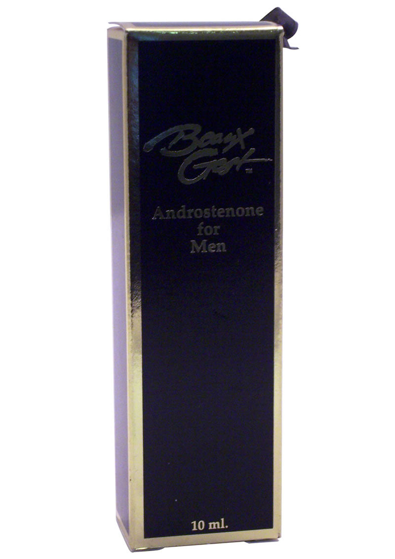 Beaux Gest Cologne For Him Original 10 mL packaging featuring Androstenone for Men in a sleek design.