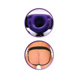 Fetish Fantasy Series For Him or Her Vibrating 6 inches Hollow Strap-On Purple/Black