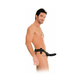 Fetish Fantasy Series For Him or Her Vibrating 6 inches Hollow Strap-On Black