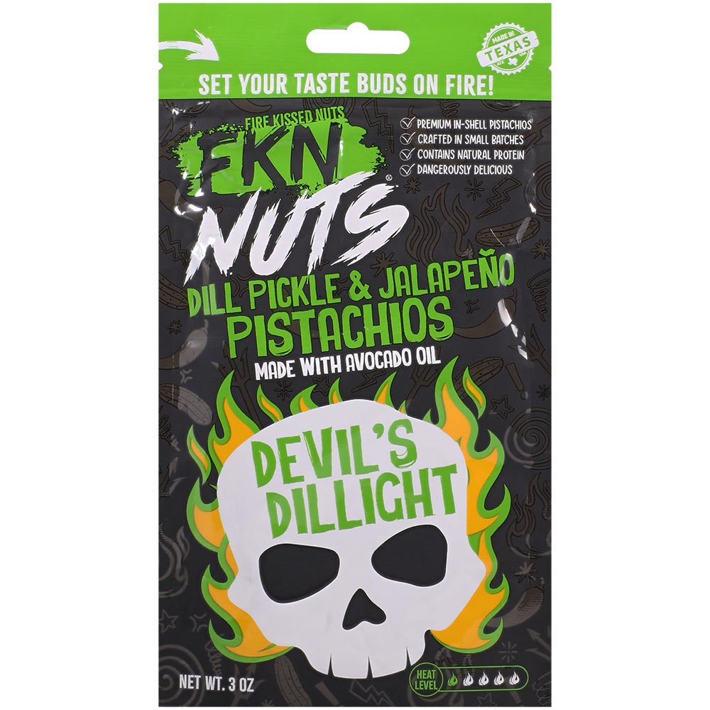 Fkn Nuts Dill Pickle & Jalapeno Pistachios 3 Oz 10 Pack - Image 2