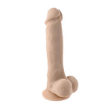 Selopa 6.5 Inch Natural Feel Dildo with Balls Vanilla, realistic design, soft interior, firm exterior, lifelike detailing.