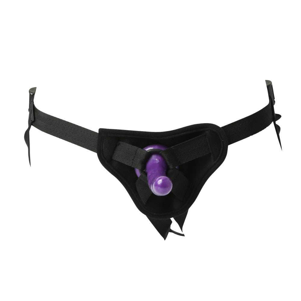 Sportsheets New Comer's Strap-On Kit with Adjustable Harness & 5.5 inches Silicone Dildo