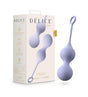 Delice Cheri Silicone Weighted Kegel Trainer Purple packaging and product view, designed for pelvic floor health and self-care.