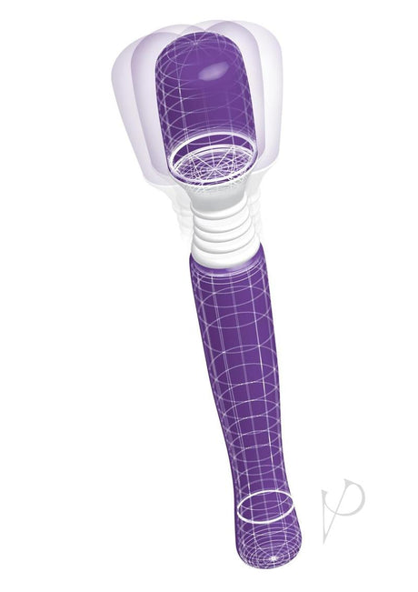 Maxi Wanachi Wand Massager Purple showcasing its ergonomic design and powerful features for deep relaxation.