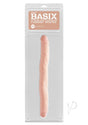 Basix Rubber Works Double Dong Waterproof 12 inch Vanilla displayed in packaging for enhanced pleasure.
