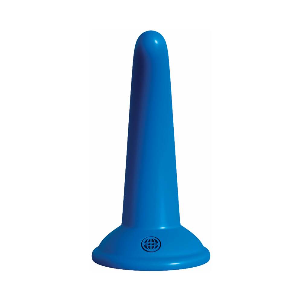 Fetish Fantasy Series Beginner's Strap-On For Him Set With 4.5 inches Dildo Blue/Black