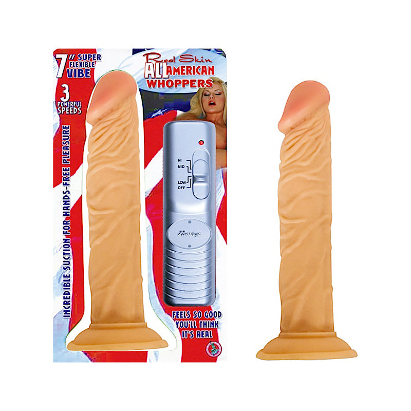All American Whoppers 7 inch Vibrating Dong