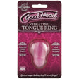 Good Head Vibrating Tongue Ring Pink packaging with powerful mini bullet and batteries included.