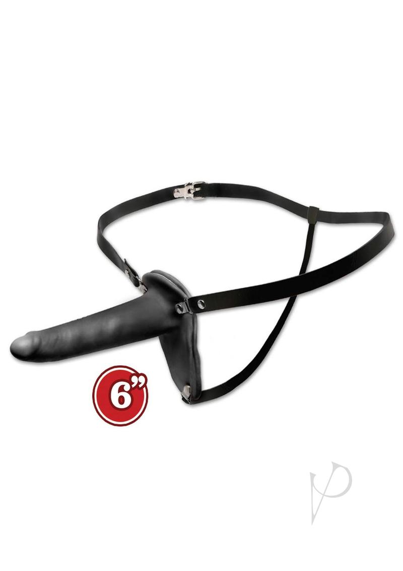 Fetish Fantasy Beginner's Penetrix 6 Inch Strap-On Black featuring a lifelike design and adjustable harness.