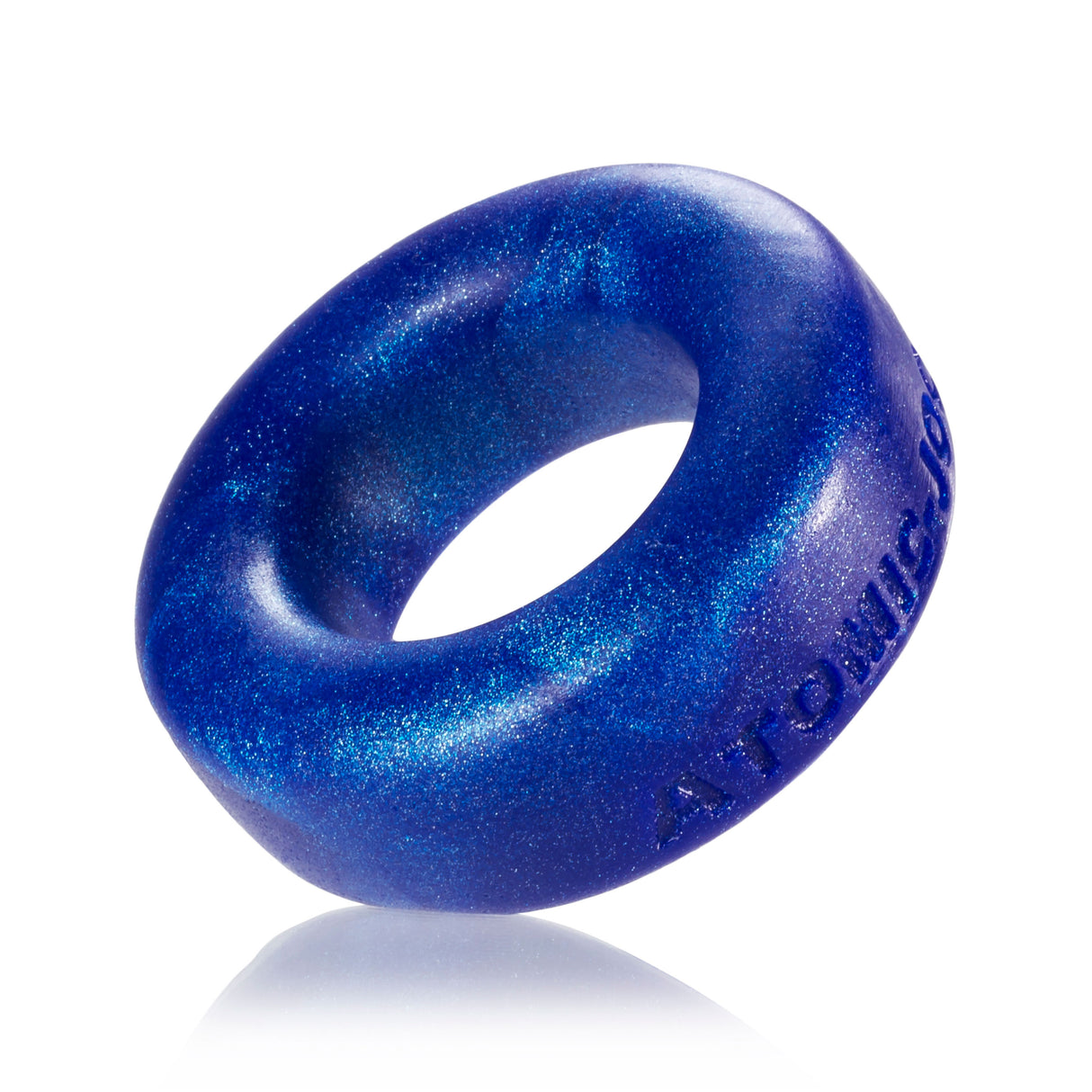 Oxballs Cock-T Silicone Comfort Cock Ring Blue designed for long-wear comfort and a soft, fleshier feel.