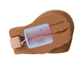 PDX Elite Back That Ass Up Automatic Mega Masturbator Brown showing its design, features, and technology for pleasure.