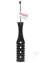Fetish Fantasy Series Rubber Paddle 10.5 inch Black hanging with tag, ideal for dominance and submission play.
