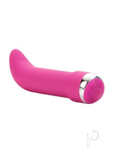 Classic Chic Mini G G-Spot Vibrator Pink, sleek design for targeted G-spot stimulation, soft and compact.
