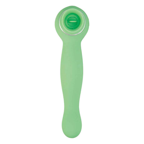 Nasstoys Blaze Lucious Licker Vibe Mint in mint green silicone, featuring a dual-ended design for versatile stimulation.
