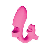 Desire Finger Massager Dual Motor Pink featuring dual motors and finger loops for precise stimulation.