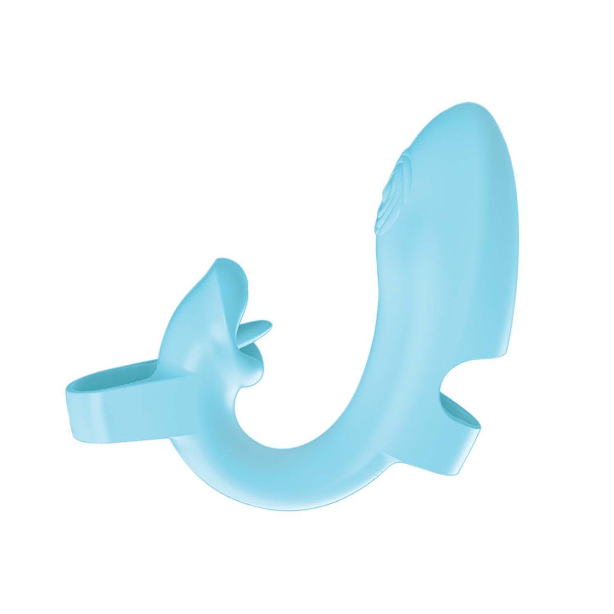 Desire Finger Massager Dual Motor Blue with dual motors and finger loops for targeted stimulation.