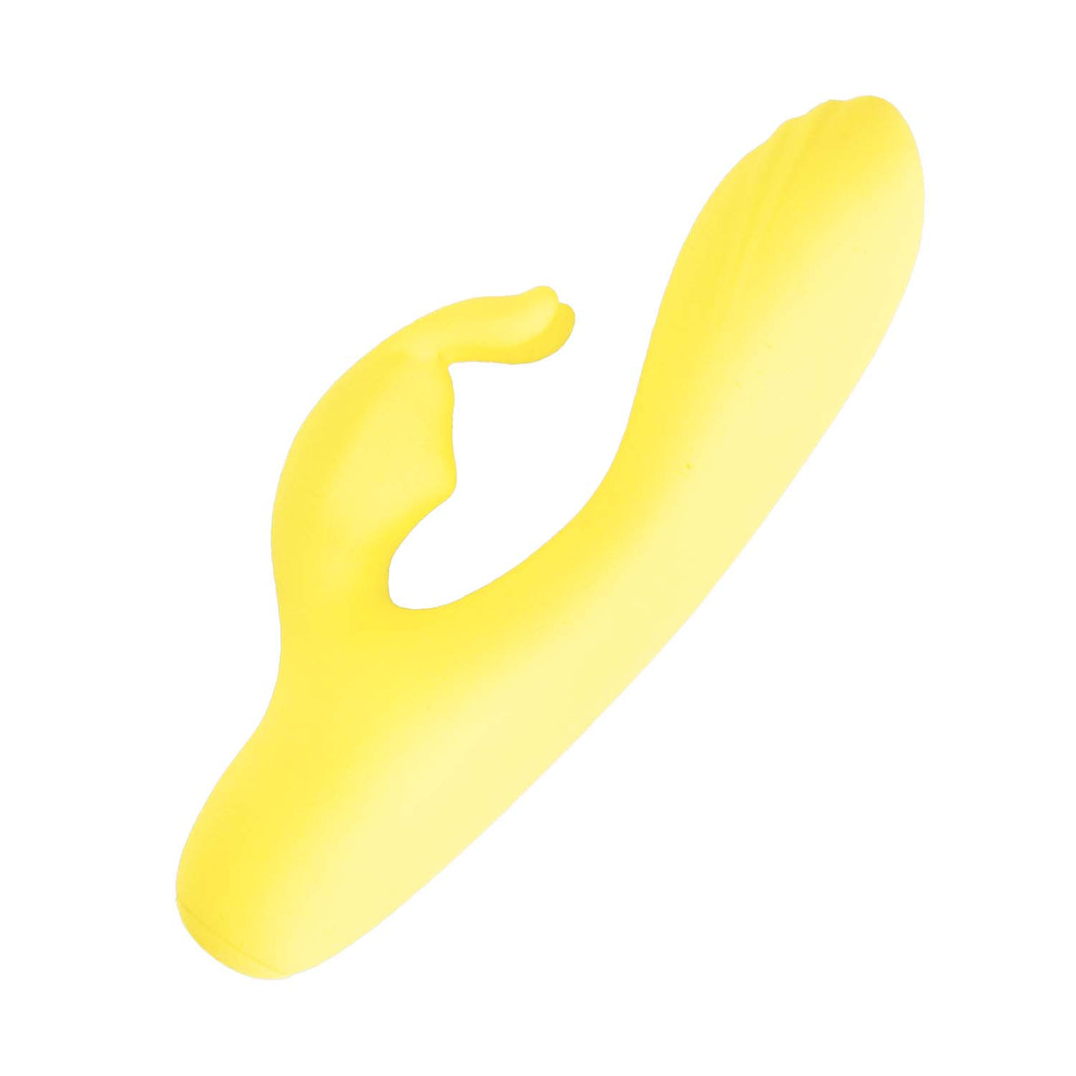 Sorbet Lemon Rabbit Vibrator Yellow, a compact dual stimulator designed for pleasure.