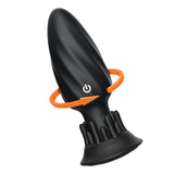 Nasstoys Buttsup Rotating Spiral Plug with tapered tip and spiral texture for enhanced stimulation.