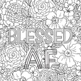 Inner Fucking Peace Coloring Book