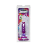 Crystal Jellies - Anal Delight Butt Plug Purple 5 inches