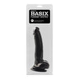 Basix Rubber Works 9 in. Suction Cup Dong With Balls Black