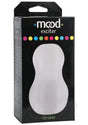 Mood Exciter Ultraskyn Masturbator Frost packaging featuring dual-entry stroker design.