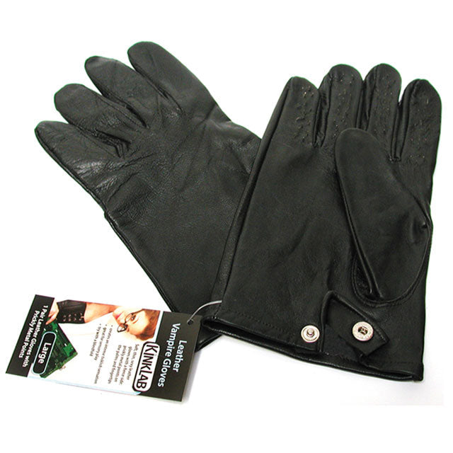 Kinklab Leather Vampire Gloves (Medium)