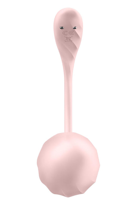 Satisfyer Ribbed Petal Wearable G-Spot Vibrator Rose for hands-free G-spot stimulation.