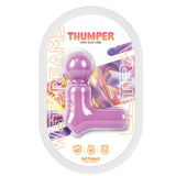 Wet Dreams Thumper Mini Gun Vibrator Lilac colorful packaging showcasing the playful design and compact size.
