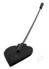 Fetish Fantasy Series Silicone Spade Crop 28 inch Black for power play with satisfying crack and precise control.