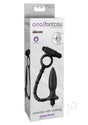 Anal Fantasy Ass Kicker Vibrating Plug with Cock Ring Black package showcasing dual-purpose toy features.