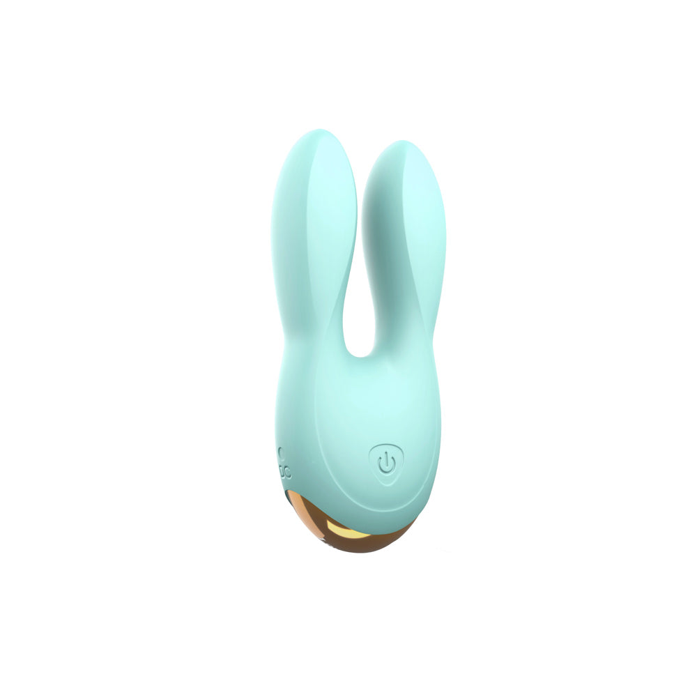 Love To Love Hear Me Enjoy-mint Clitoral Vibrator in mint color with dual motors for intense clitoral stimulation.