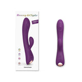 Love To Love Bunny & Clyde Purple Rain Rabbit Vibrator with sleek design and tapping feature.