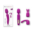 Love To Love R-evolution Sweet Orchid Wand with two interchangeable heads for versatile pleasure.