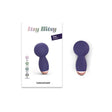 Love To Love Itsy Bitsy Midnight Indigo Vibrator with packaging, featuring a compact design and strong stimulation.