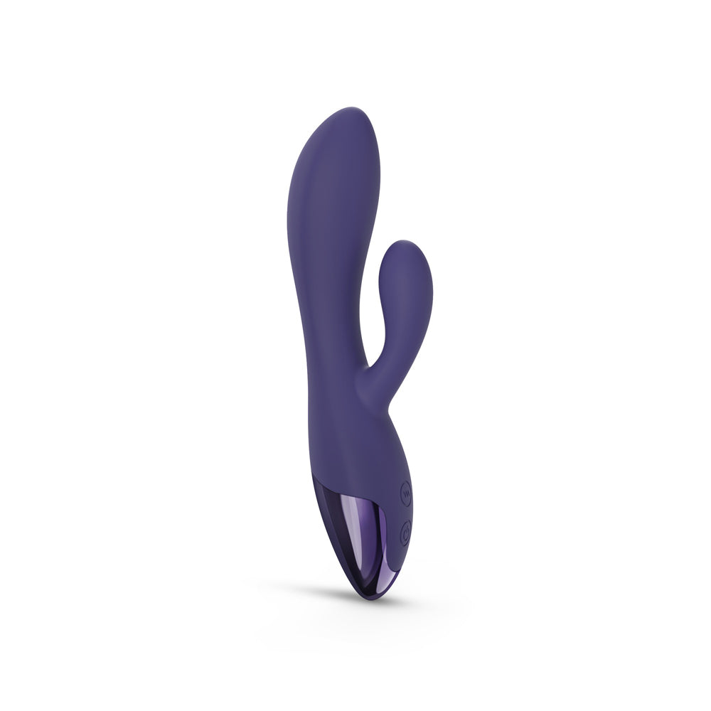 Love To Love Funky Bunny Rabbit Vibrator Midnight Indigo in sleek purple design for dual-action pleasure.
