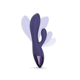 Love To Love Funky Bunny Rabbit Vibrator Midnight Indigo featuring a sleek indigo design and dual-action stimulation.