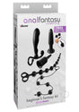 Anal Fantasy Collection Beginner's Fantasy Kit Black packaging featuring five essential anal toys for beginners.