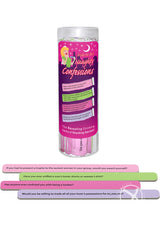 Kheper Games Bride-To-Be's Naughty Confessions Game showing provocative confessions for bachelorette parties.