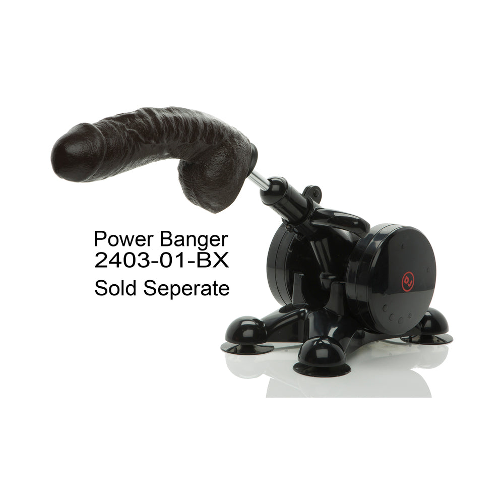 Vac-U-Lock - Realistic Hung Black Dildo