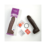 Vac-U-Lock - Realistic Hung Black Dildo