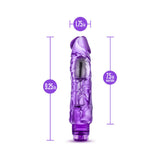 Naturally Yours Wild Ride Realistic 9 inches Vibrating Dildo Purple