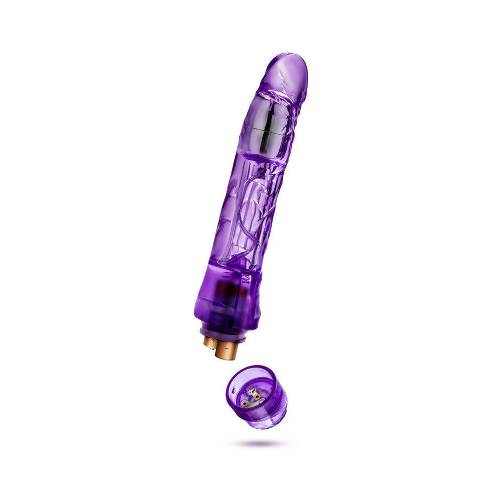 Naturally Yours Mambo Vibe Realistic 9 inches Vibrating Dildo Purple