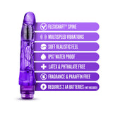 Naturally Yours Mambo Vibe Realistic 9 inches Vibrating Dildo Purple