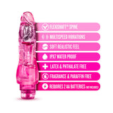 Naturally Yours Fantasy Vibe Realistic 8.5 inches Vibrating Dildo Pink