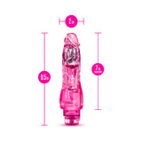 Naturally Yours Fantasy Vibe Realistic 8.5 inches Vibrating Dildo Pink